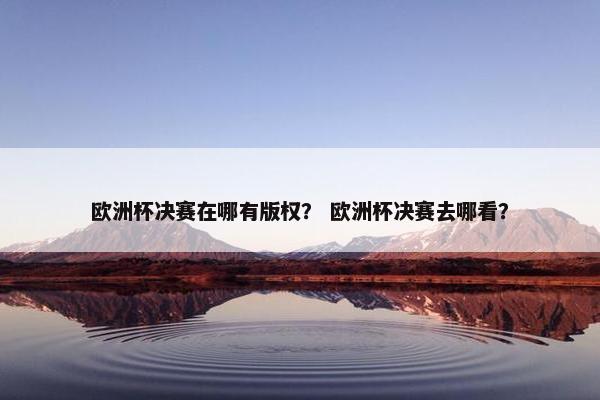 欧洲杯决赛在哪有版权？ 欧洲杯决赛去哪看？