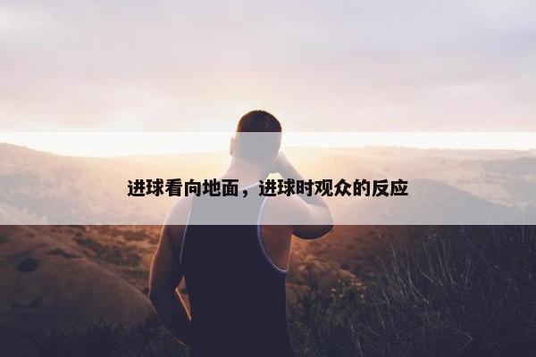 进球看向地面，进球时观众的反应