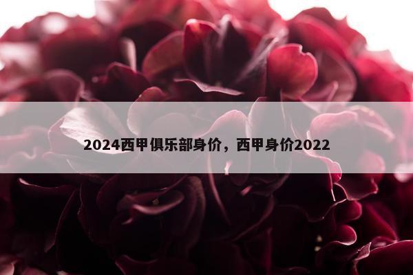 2024西甲俱乐部身价，西甲身价2022