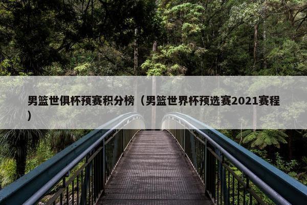 男篮世俱杯预赛积分榜（男篮世界杯预选赛2021赛程）