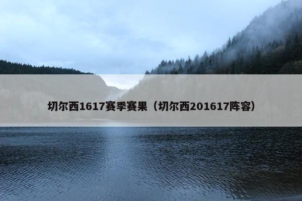 切尔西1617赛季赛果（切尔西201617阵容）