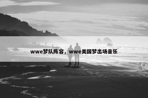 wwe梦队阵容，wwe美国梦出场音乐