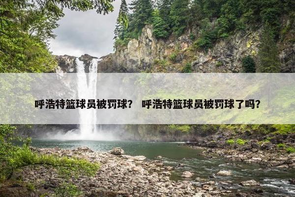 呼浩特篮球员被罚球？ 呼浩特篮球员被罚球了吗？