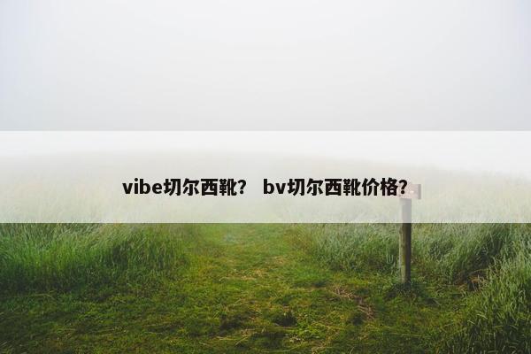 vibe切尔西靴？ bv切尔西靴价格？