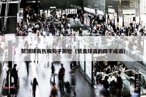 赞颂球员伤病句子简短（赞美球员的四字成语）
