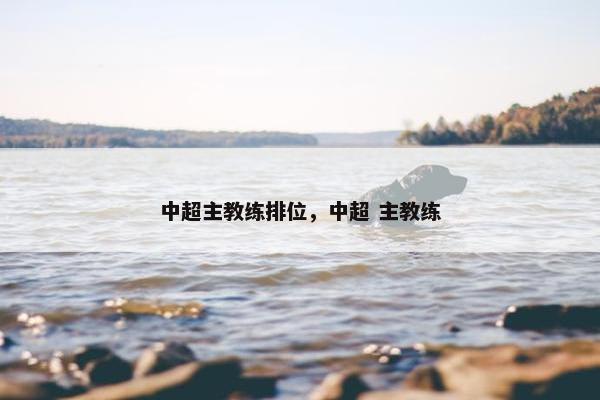 中超主教练排位，中超 主教练