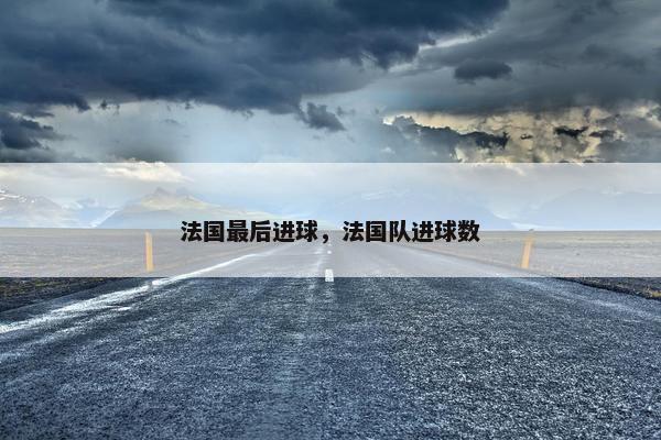 法国最后进球，法国队进球数