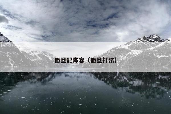 撒旦配阵容（撒旦打法）