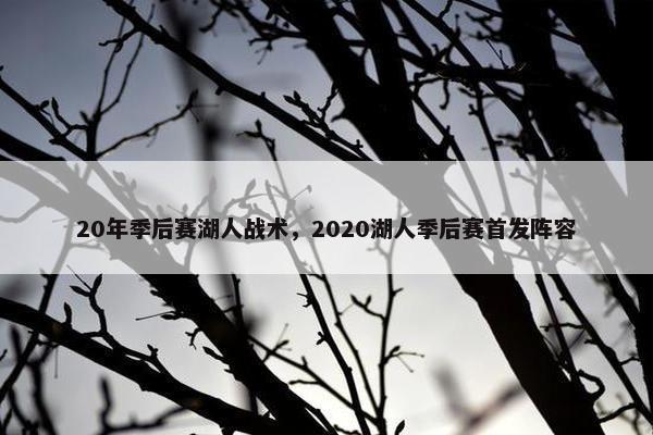 20年季后赛湖人战术，2020湖人季后赛首发阵容