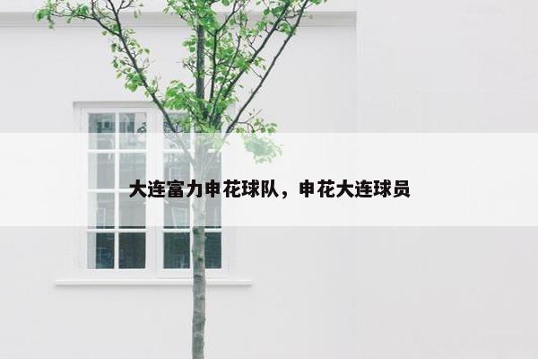 大连富力申花球队，申花大连球员