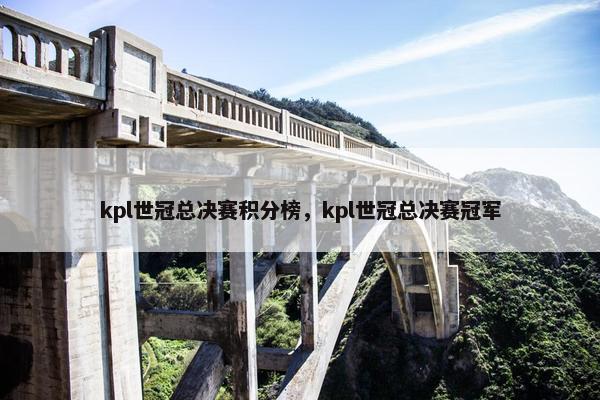 kpl世冠总决赛积分榜，kpl世冠总决赛冠军