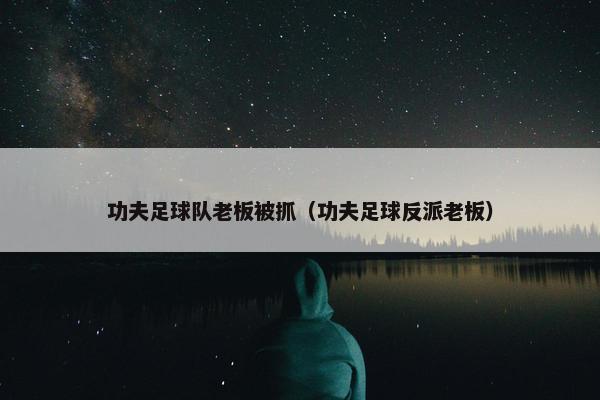 功夫足球队老板被抓（功夫足球反派老板）