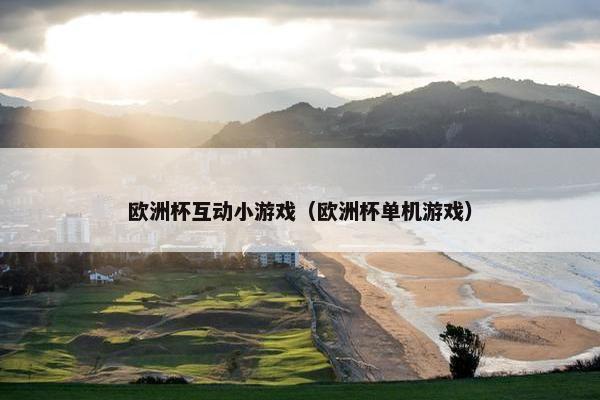 欧洲杯互动小游戏（欧洲杯单机游戏）