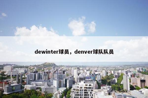 dewinter球员，denver球队队员