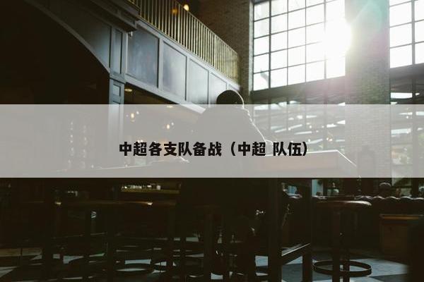 中超各支队备战（中超 队伍）
