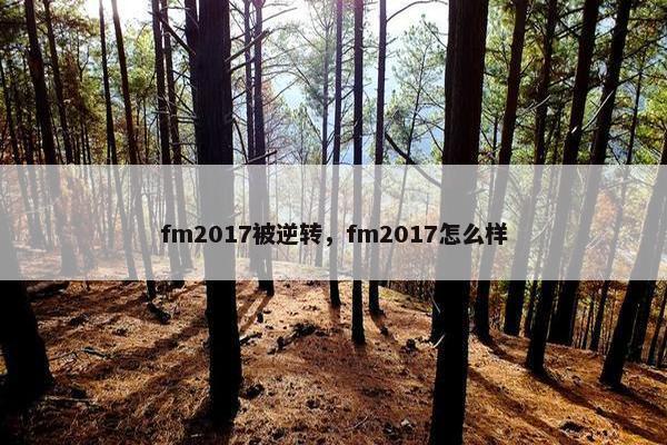 fm2017被逆转，fm2017怎么样