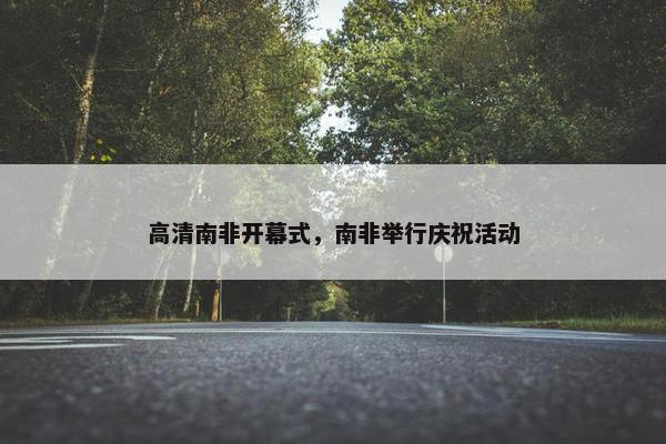 高清南非开幕式，南非举行庆祝活动