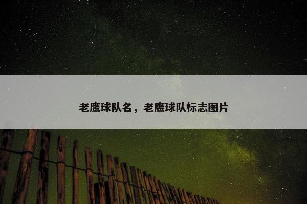 老鹰球队名，老鹰球队标志图片