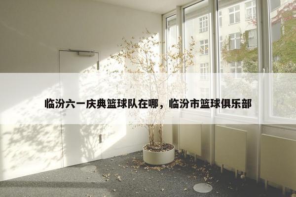 临汾六一庆典篮球队在哪，临汾市篮球俱乐部