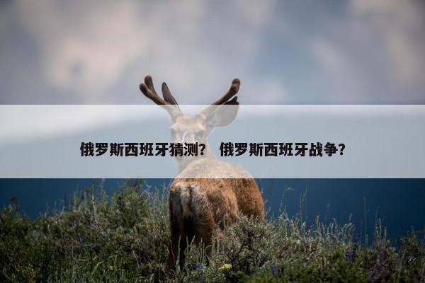 俄罗斯西班牙猜测？ 俄罗斯西班牙战争？