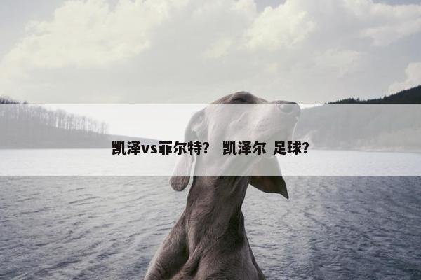 凯泽vs菲尔特？ 凯泽尔 足球？