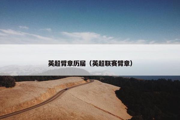 英超臂章历届（英超联赛臂章）