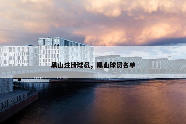 黑山注册球员，黑山球员名单