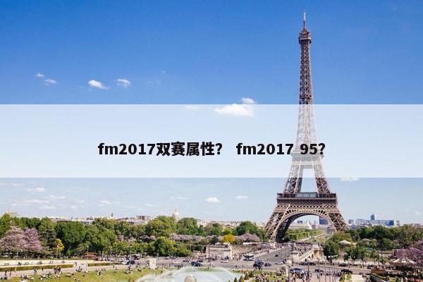 fm2017双赛属性？ fm2017 95？