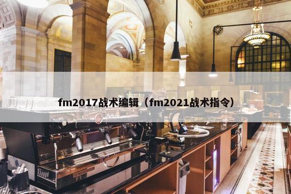 fm2017战术编辑（fm2021战术指令）