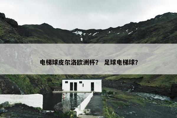 电梯球皮尔洛欧洲杯？ 足球电梯球？