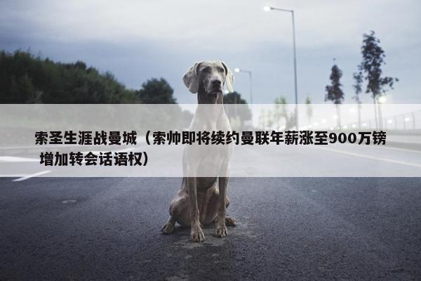 索圣生涯战曼城（索帅即将续约曼联年薪涨至900万镑 增加转会话语权）