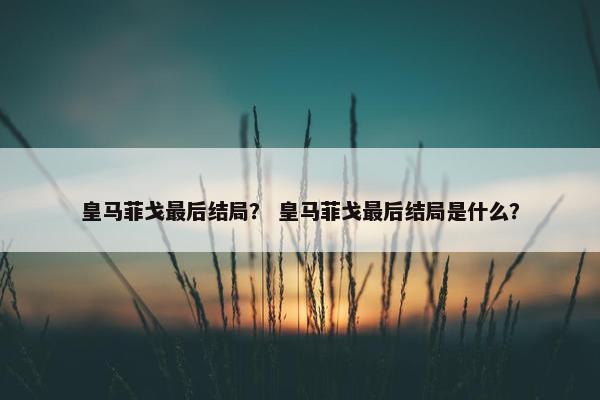 皇马菲戈最后结局？ 皇马菲戈最后结局是什么？