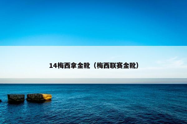 14梅西拿金靴（梅西联赛金靴）