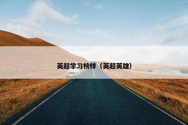 英超学习榜样（英超英雄）