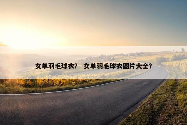 女单羽毛球衣？ 女单羽毛球衣图片大全？