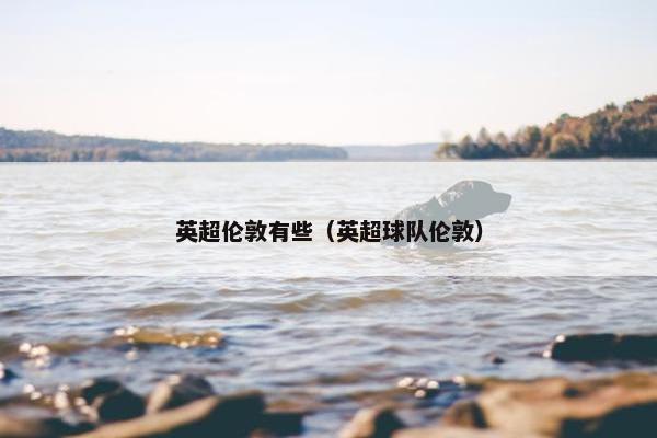 英超伦敦有些（英超球队伦敦）