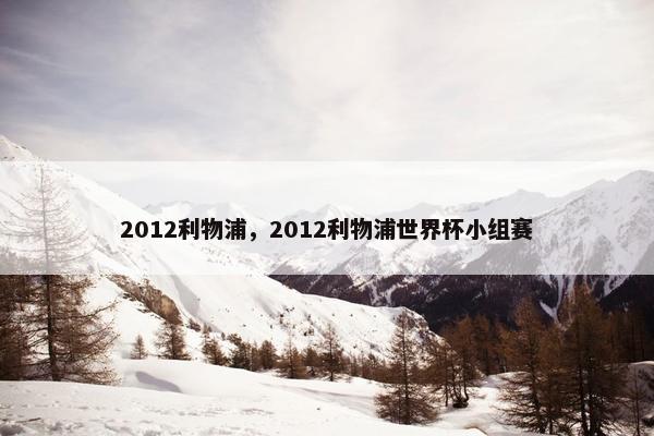 2012利物浦，2012利物浦世界杯小组赛