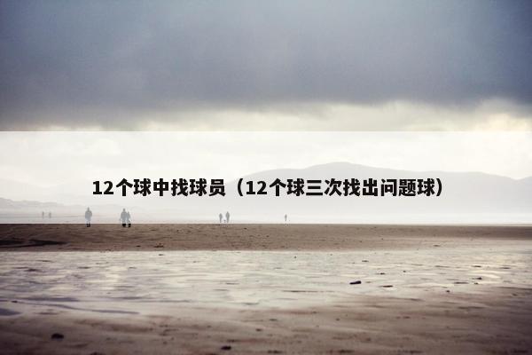 12个球中找球员（12个球三次找出问题球）