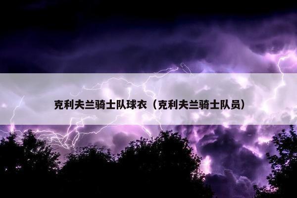 克利夫兰骑士队球衣（克利夫兰骑士队员）