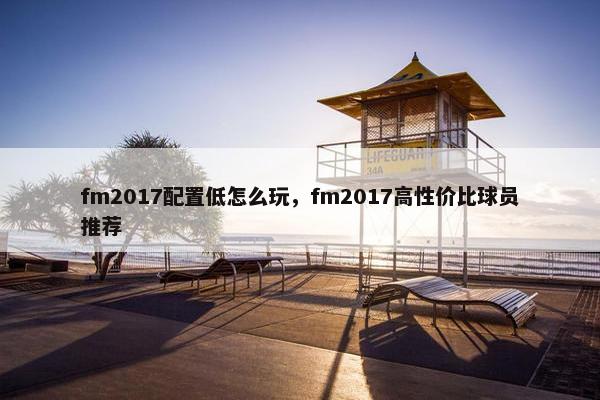 fm2017配置低怎么玩，fm2017高性价比球员推荐