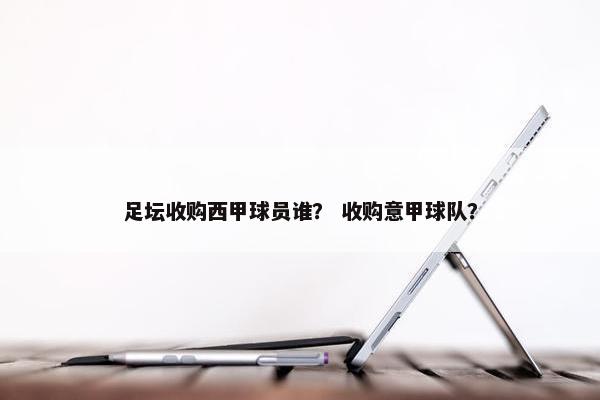 足坛收购西甲球员谁？ 收购意甲球队？
