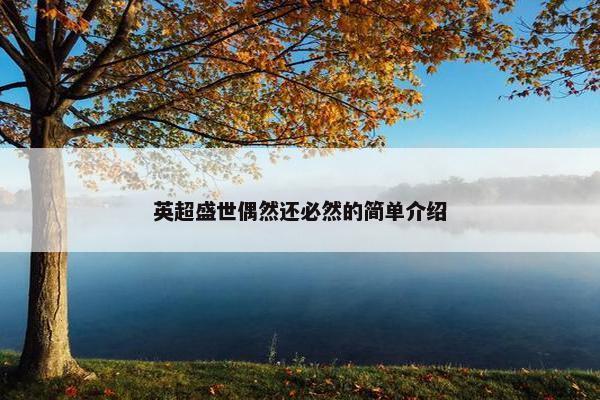 英超盛世偶然还必然的简单介绍