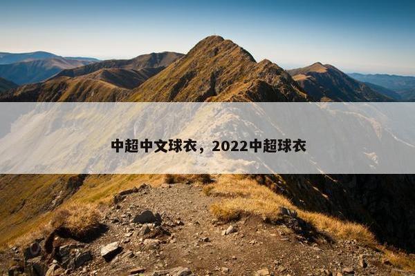 中超中文球衣，2022中超球衣