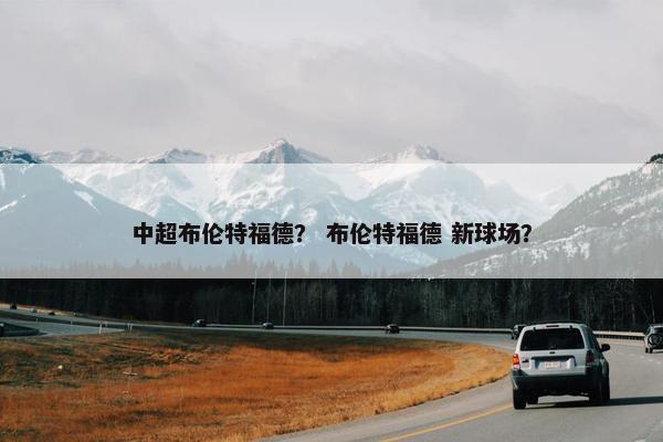 中超布伦特福德？ 布伦特福德 新球场？
