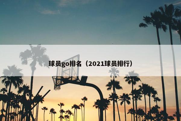 球员go排名（2021球员排行）
