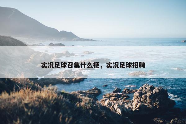实况足球召集什么梗，实况足球招聘