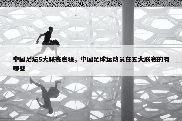 中国足坛5大联赛赛程，中国足球运动员在五大联赛的有哪些