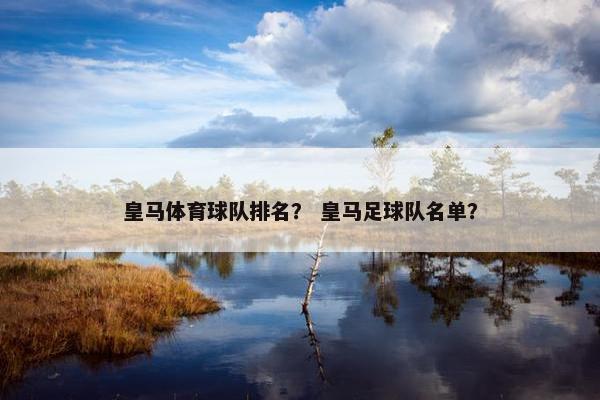 皇马体育球队排名？ 皇马足球队名单？