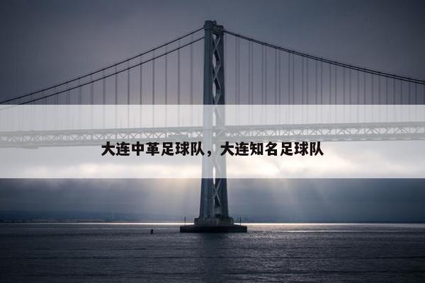 大连中革足球队，大连知名足球队
