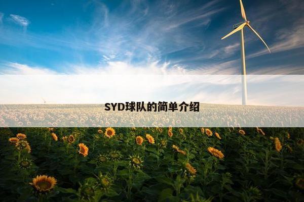 SYD球队的简单介绍
